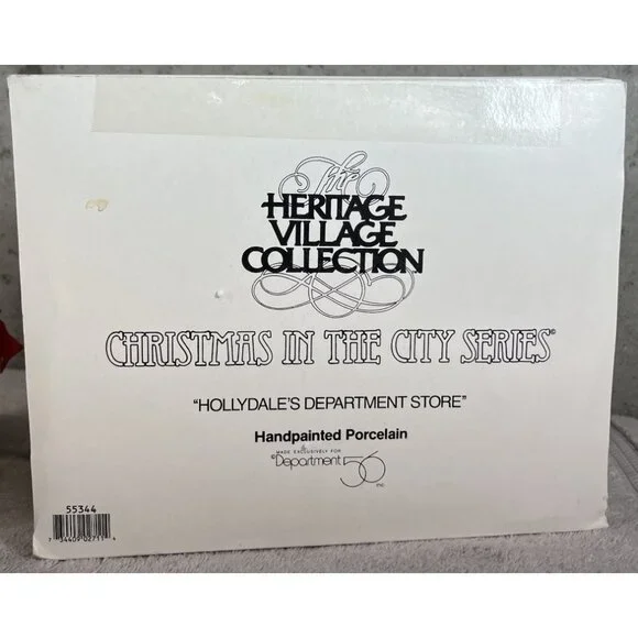 Dept 56 Hollydale's Department Store 55344 Christmas In The City Series Retired - Picture 7 of 9